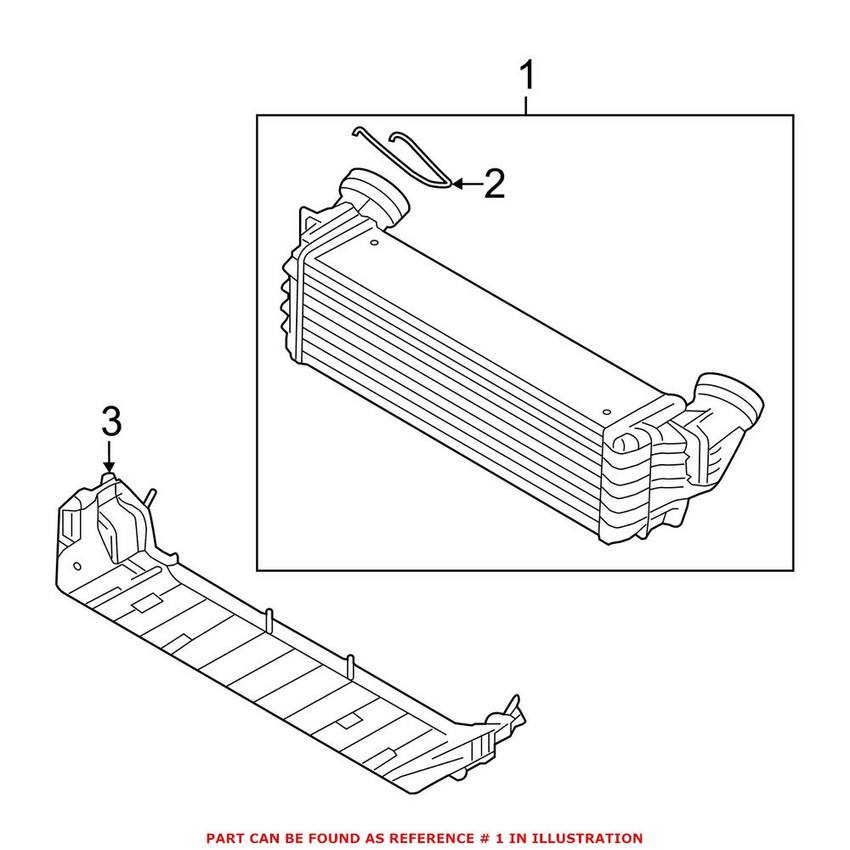 BMW Intercooler 17517809321